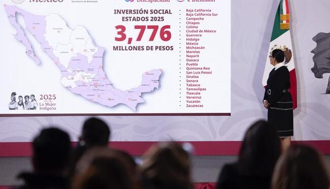 Pensión para el Bienestar de las Personas con Discapacidad beneficia a un millón 614 mil 18 derechohabientes con una inversión de 32 mil mdp