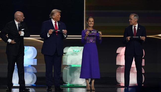 Estamos orgullosos y orgullosas de recibir por tercera vez la Copa Mundial. Tenemos un pueblo extraordinario: Presidenta en sorteo FIFA 2026