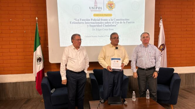 Celebran con éxito Unipol y ELDS Conferencia Magistral  sobre la temas de Función Policial