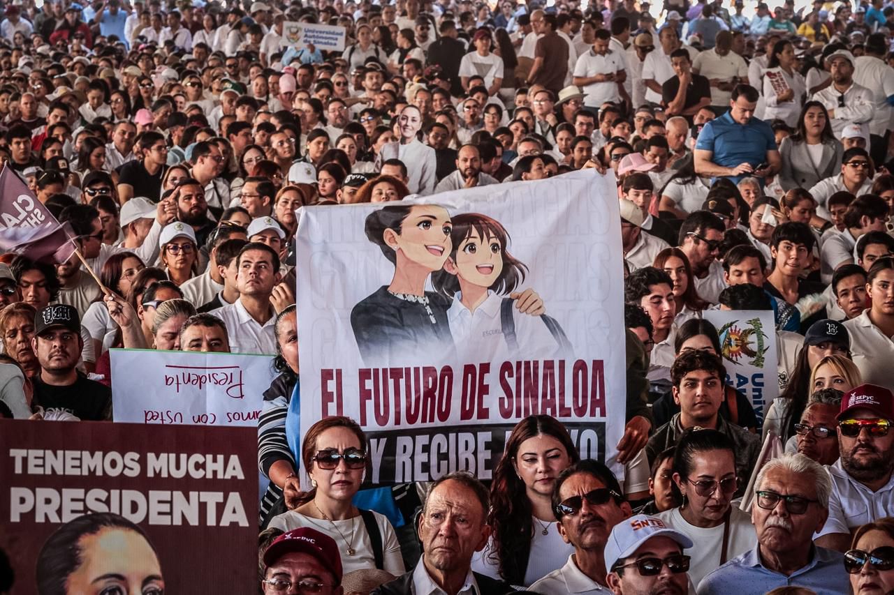 Sinaloa muestra su respaldo a la Presidenta Claudia Sheinbaum